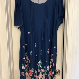 Floral Navy Dress